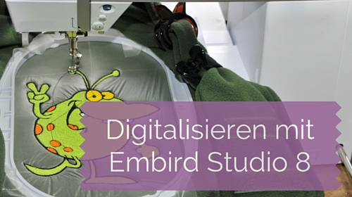 Digitalisieren lernen mit Embird Studio 8 – Satinkolumnen